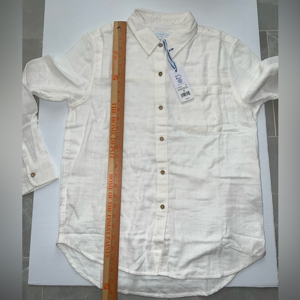 Southern Tide Women's Niki Texture Shirt - Classic White - Picture 10 of 11